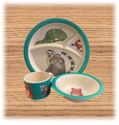 Nature Planet Rainforest Baby Dining Set