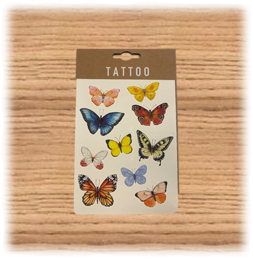 Nature Planet Butterfly Tattoos