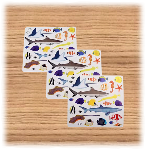 Rex London Oceans Stickers (3 sheets)