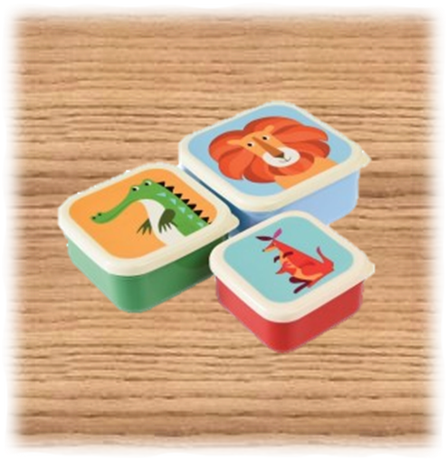 Rex London Colourful Creatures Snack Boxes