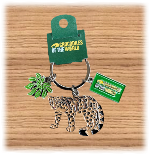 COTW Metal Clouded Leopard Keyring